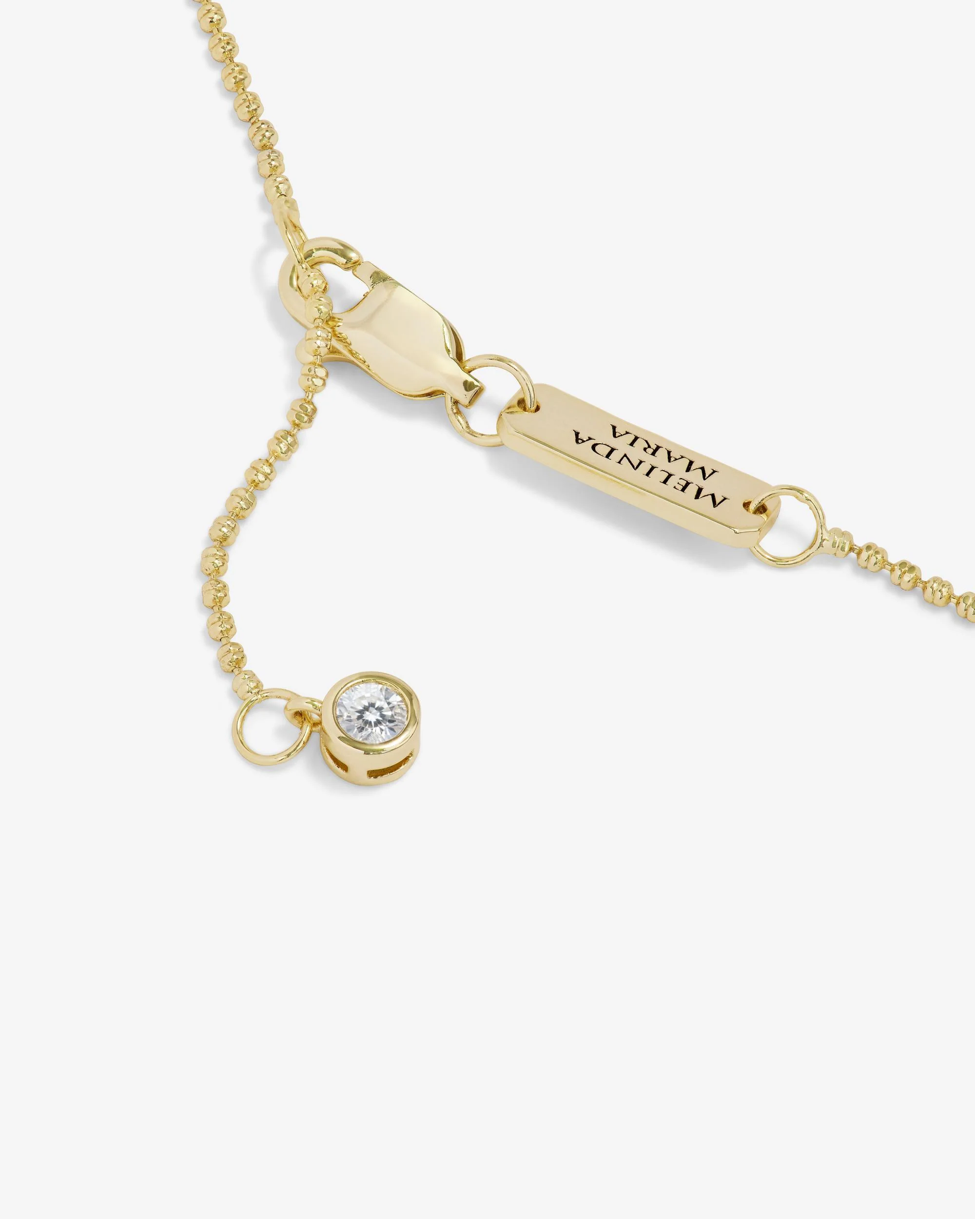 Ashley Venice Necklace - Gold|White Diamondettes - Image 4
