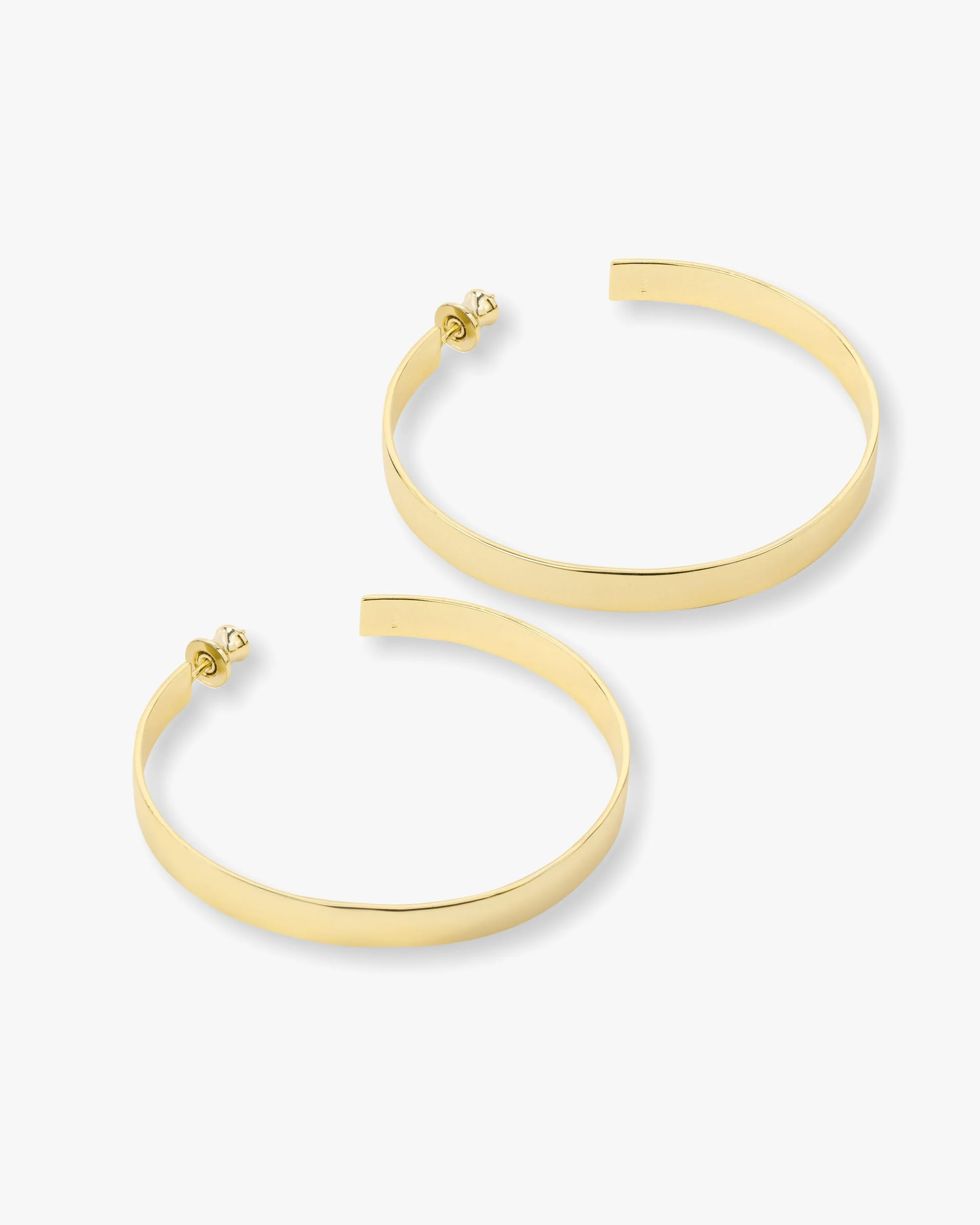 Atlas Hoops 2" - Gold - Image 3