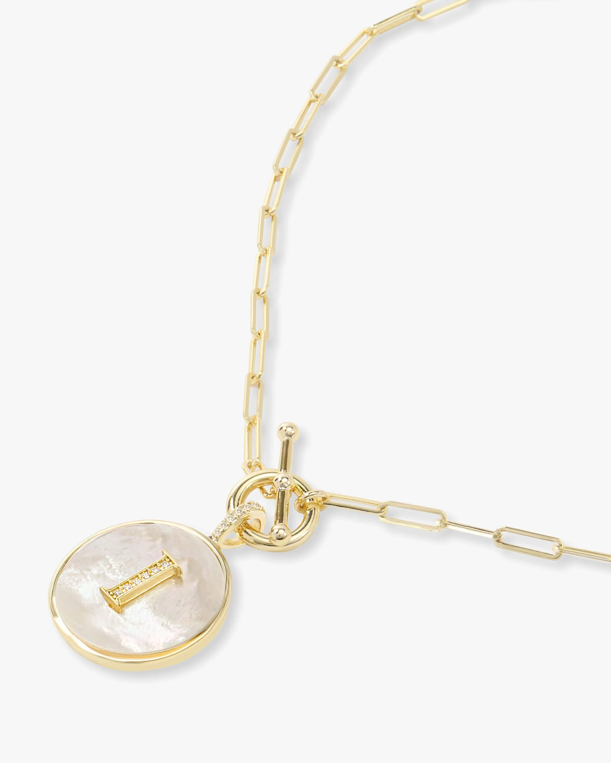 Love Letters Medallion Necklace 24mm - Gold - Image 36