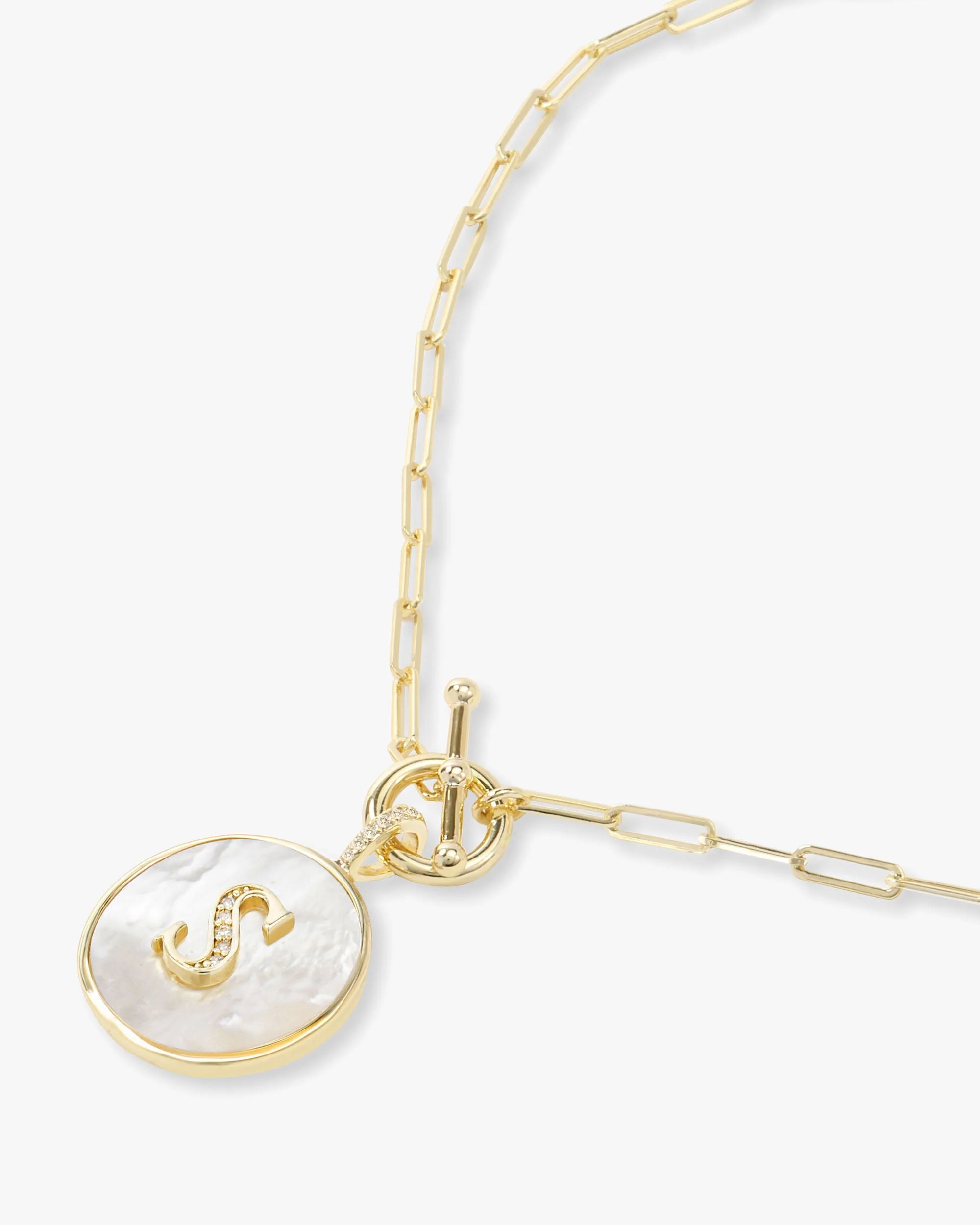 Love Letters Medallion Necklace 24mm - Gold - Image 46