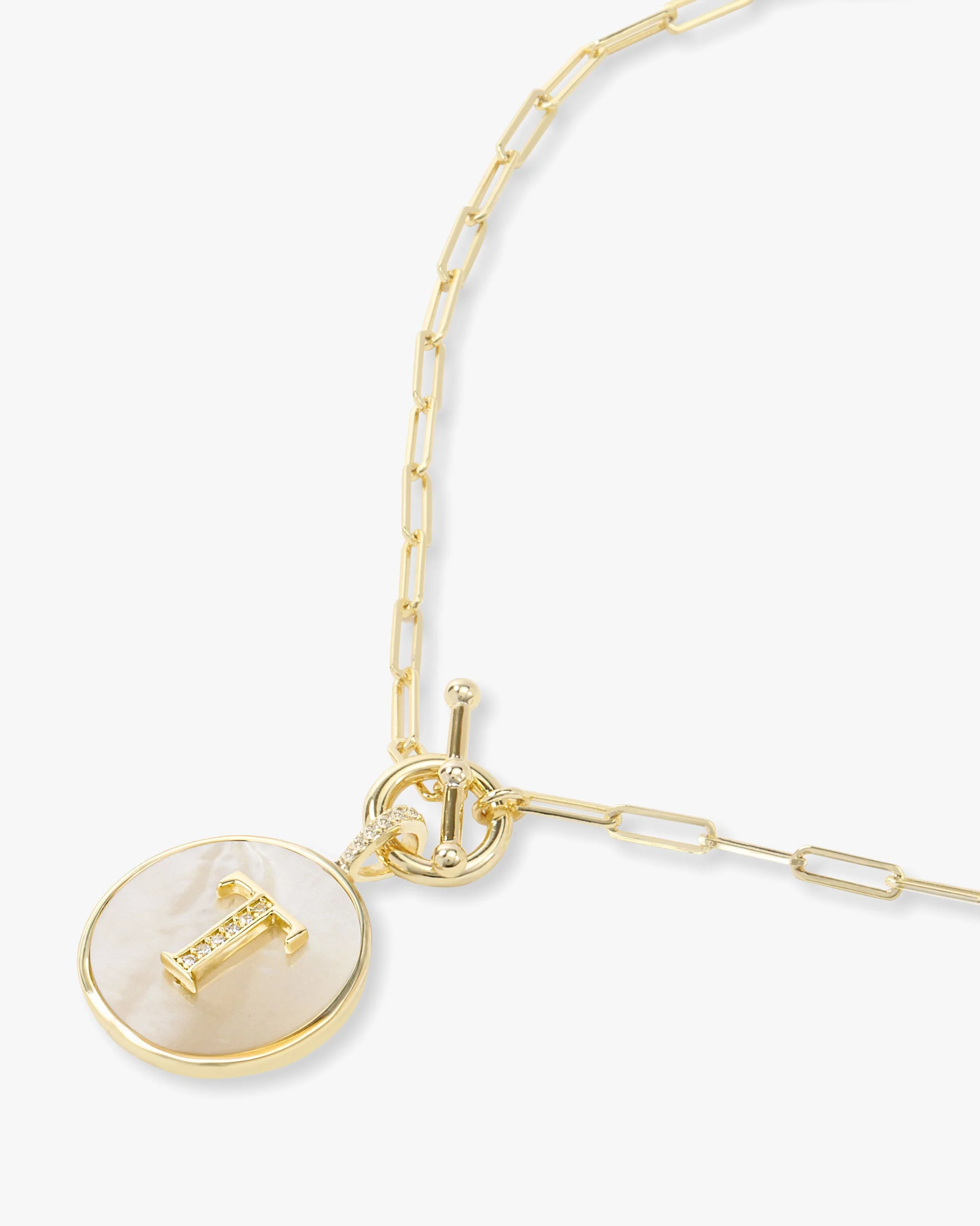 Love Letters Medallion Necklace 24mm - Gold - Image 47