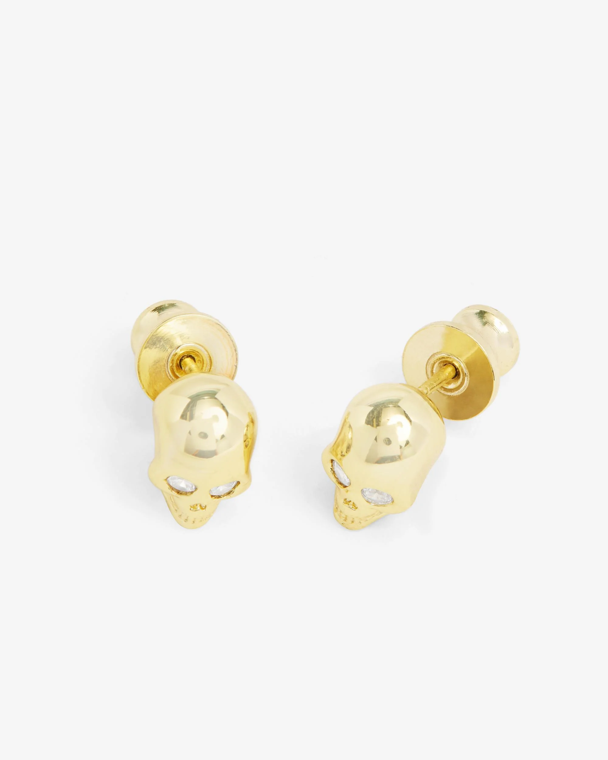 Ride or Die Studs - Gold|White Diamondettes - Image 3