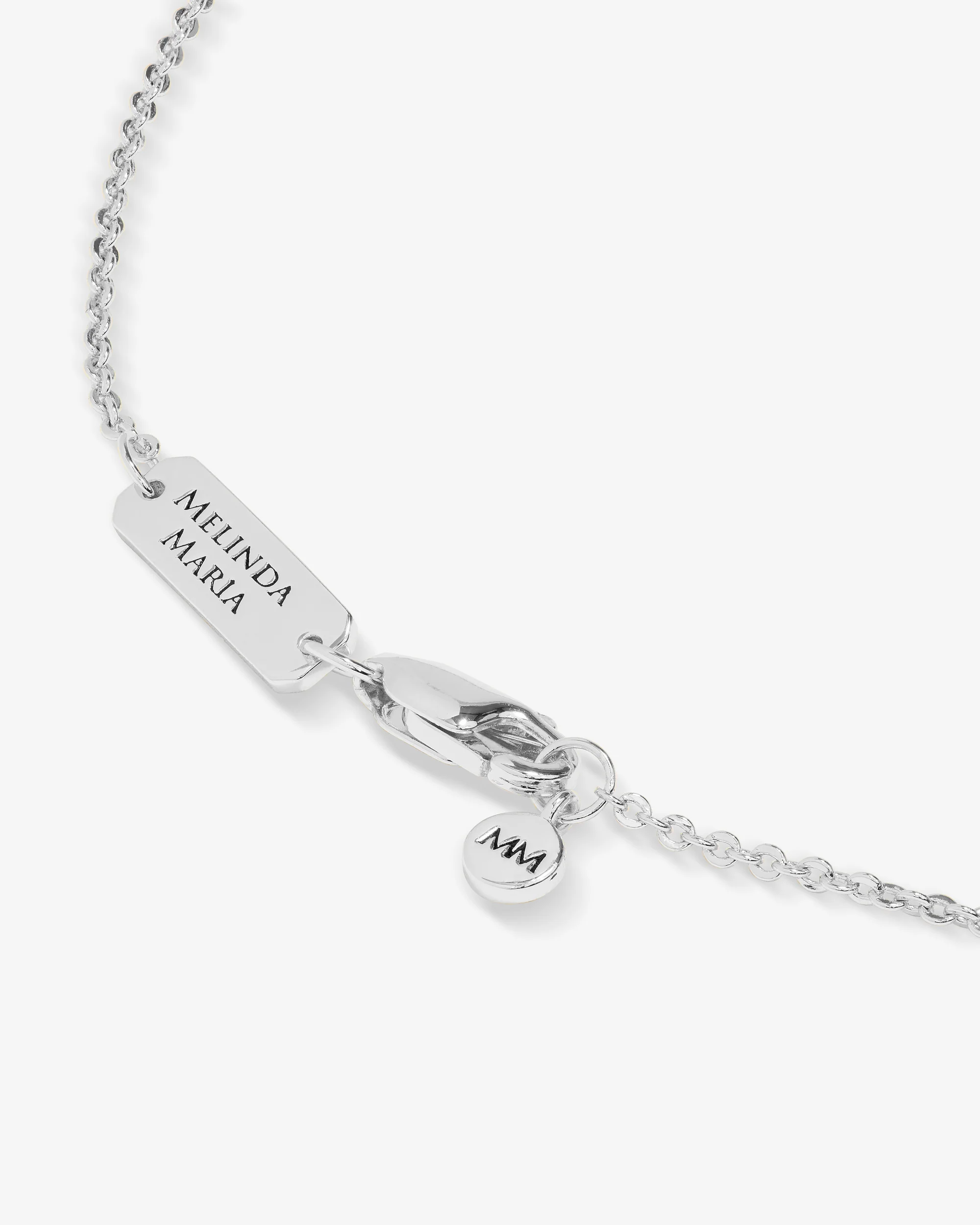 She's an Icon Heart Necklace - Silver|White Diamondettes - Image 5