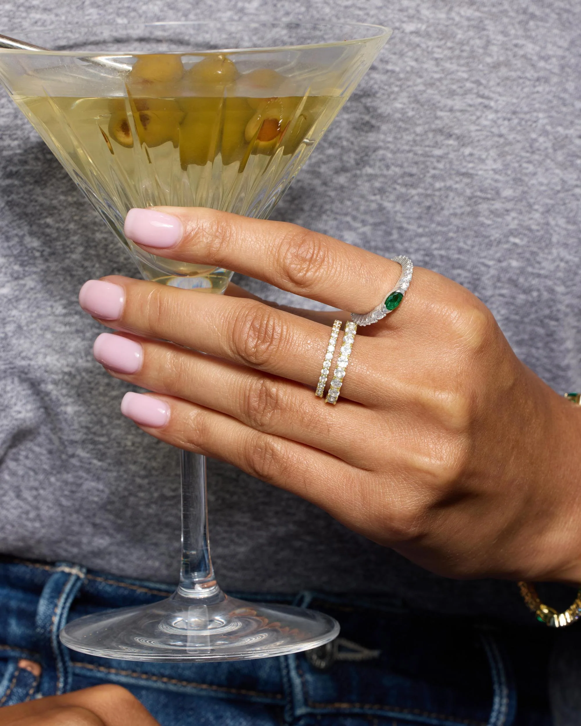 The Maven Ring - Silver|Emerald - Image 4