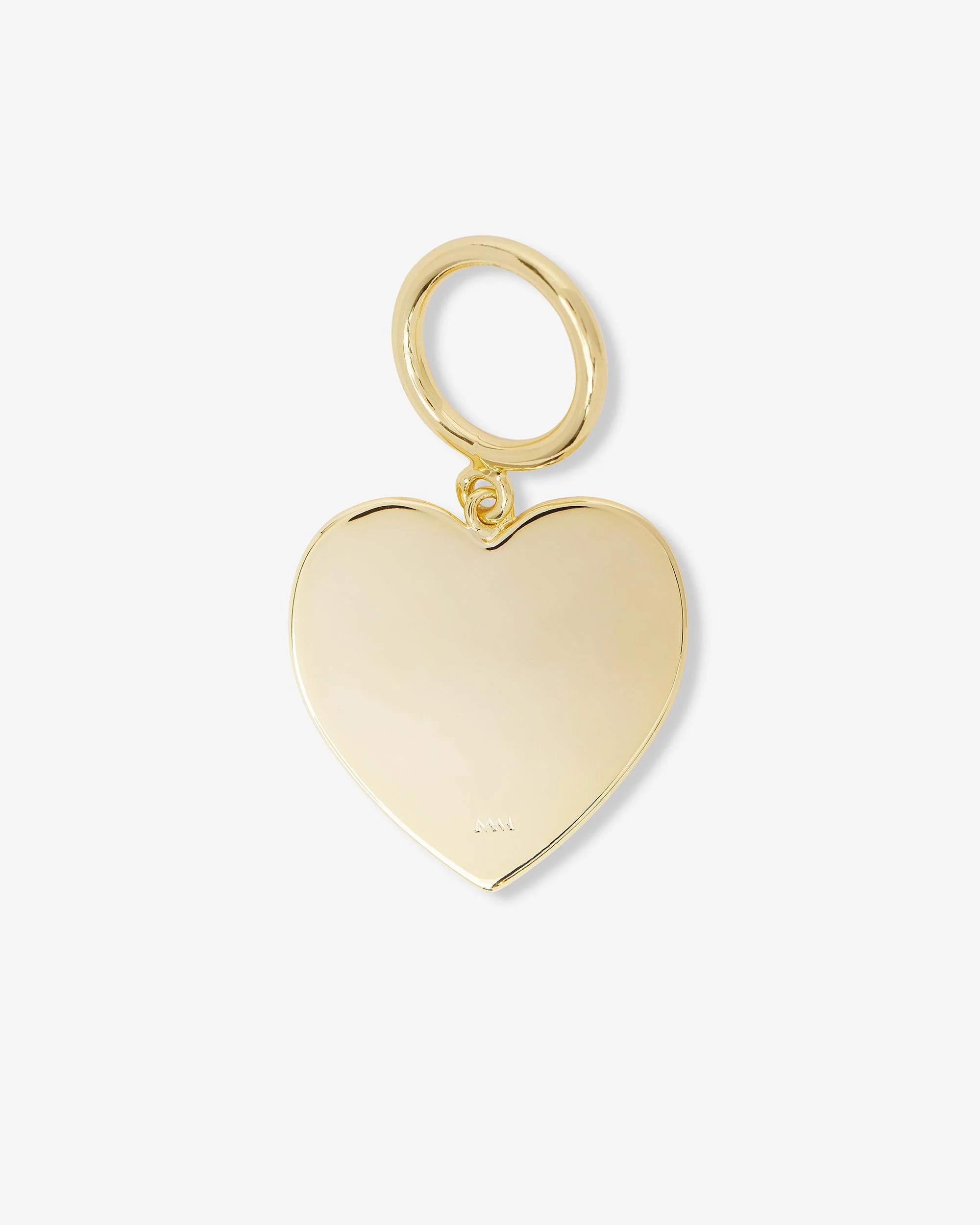 XL Heart Engravable Dog Tag - Gold - Image 2