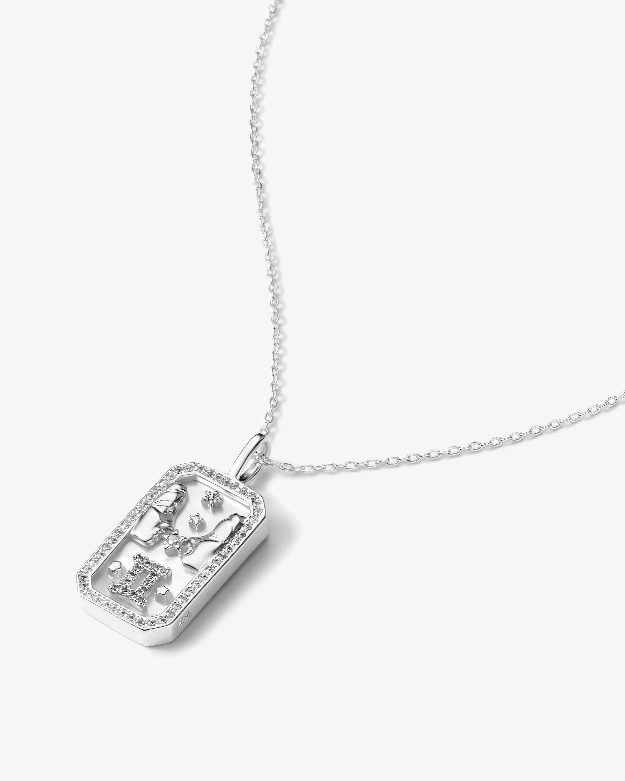 Zodiac Amulet Necklace - Silver - Image 18