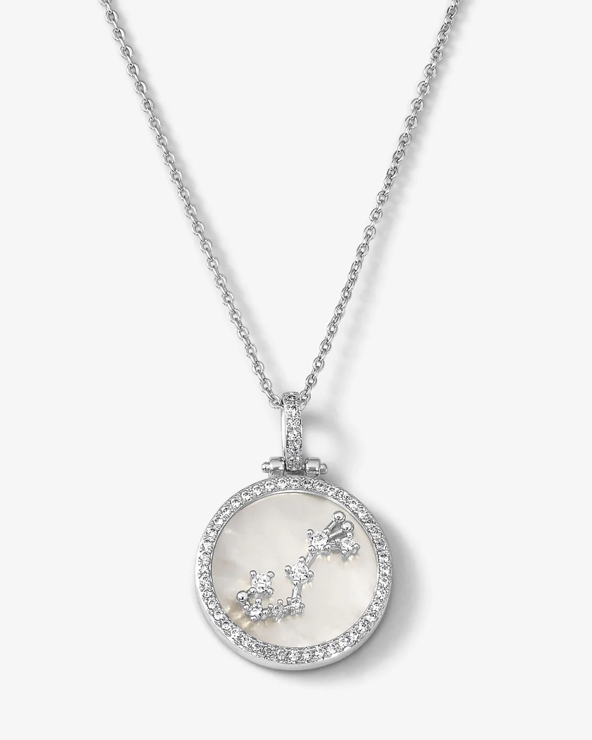 Zodiac Constellation Necklace - Silver - Image 10
